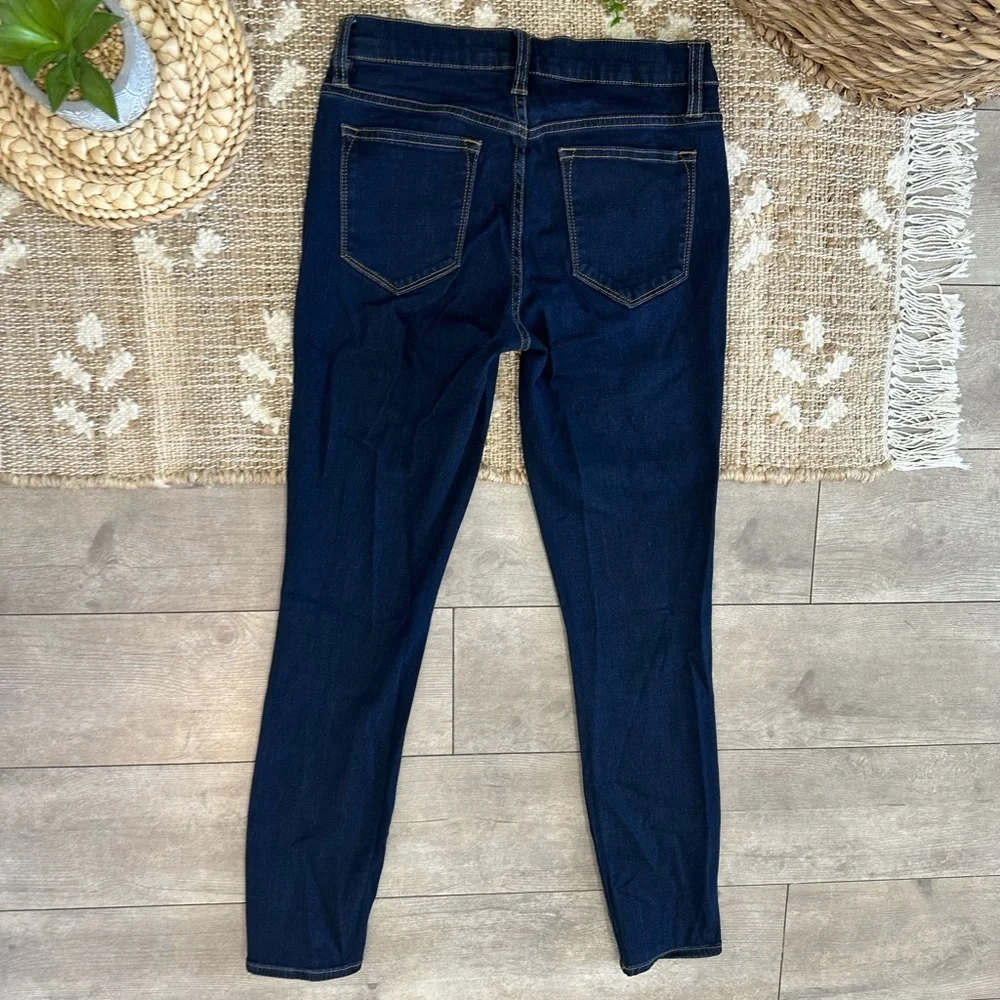 J. Crew Women’s Toothpick Skinny Ankle Jeans Size 26 Dark Blue Jeans Like New